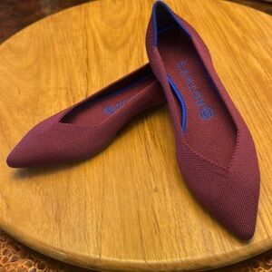 Rothy’s pointy toe flats never worn